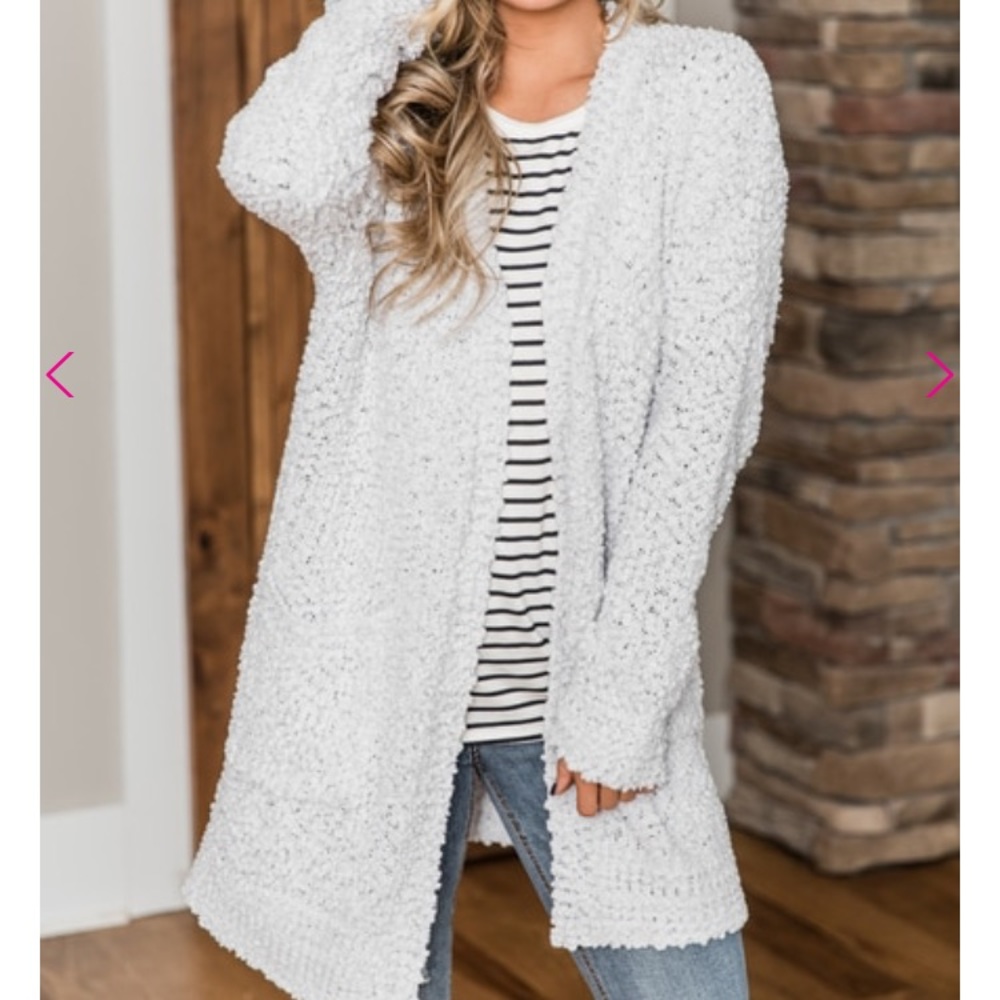 Popcorn cardigan